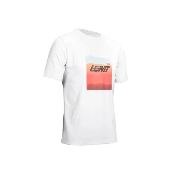 Тениска LEATT Core - M, Off-бял
