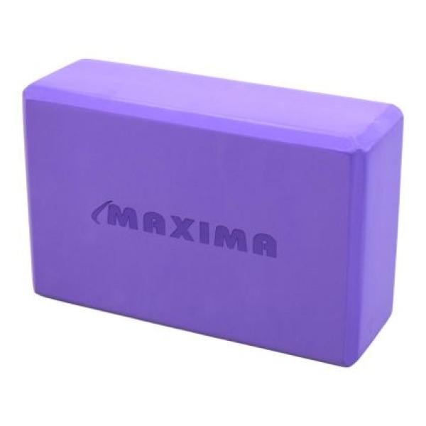 Йога блок MAXIMA 23х15х8 см Лилав EVA