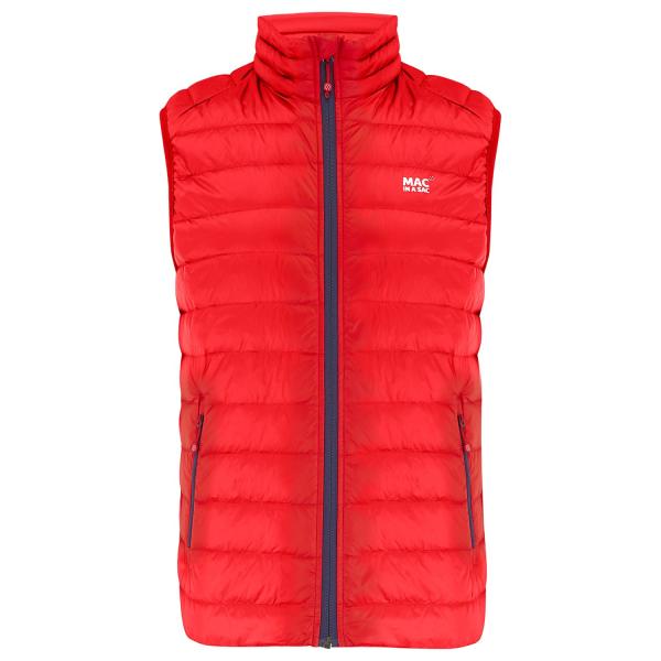 Пухен Елек Mac in a Sac Gilet, Червен, Мъжки