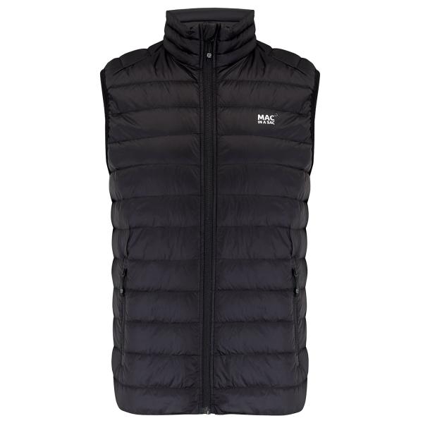 Пухен Елек Mac in a Sac Gilet, Черен, Мъжки