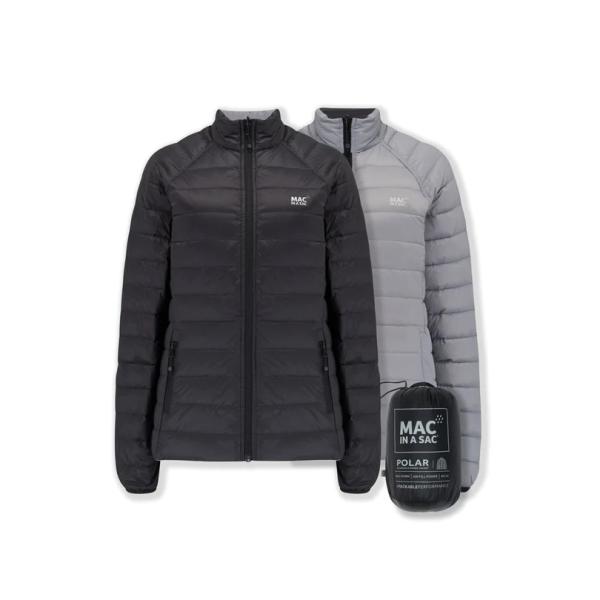 Двулицево Пухено Яке Mac in a Sac Polar Down, Дамско, Сиво-зелено