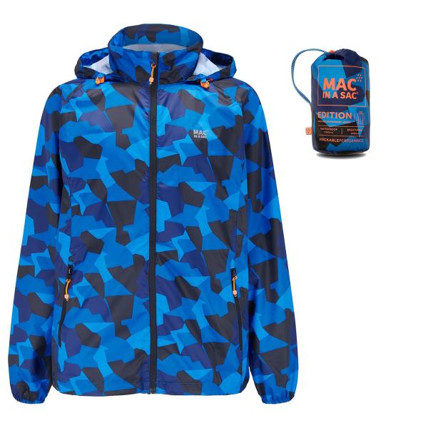 Водоустойчиво Яке Mac in a Sac Origin 2 Edition, Синьо Камофлажно