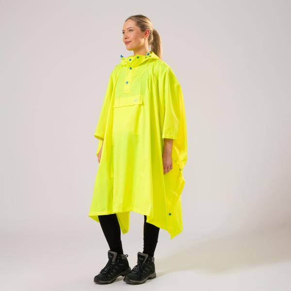 Дъждобран Mac in a Sac Poncho, Неоново Жълт