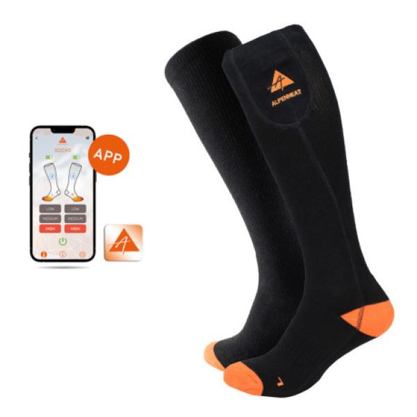 Памучни Чорапи с Отопление Alpenheat Fire, С Приложение