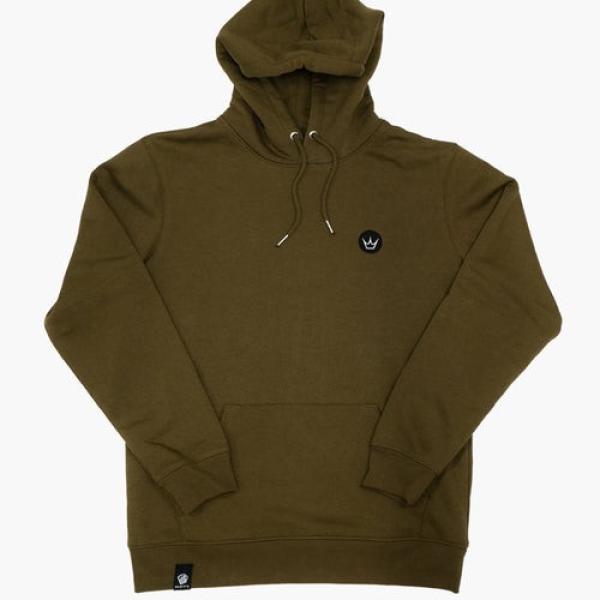 Суичър с качулка Peaty's Pub Wear Embroidered - Crown/каки