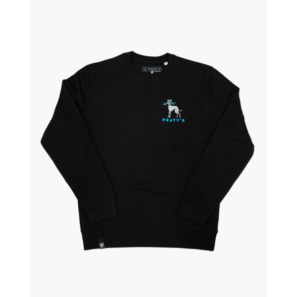 Суичър Peaty's Pub Wear Crew Whippet/черен