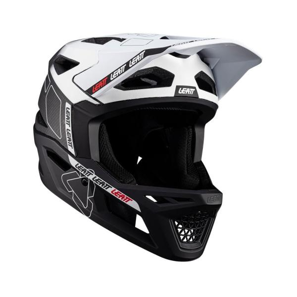 LEATT каска MTB Gravity 6.0 Carbon V24 бял