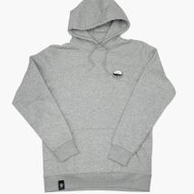 Суичър с качулка Peaty's Pub Wear Homebrew/Heather сив