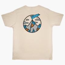 Тениска Peaty's Ride Wear RideWear - Flag/Linen - S