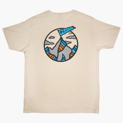 Тениска Peaty's Ride Wear RideWear - Flag/Linen - S