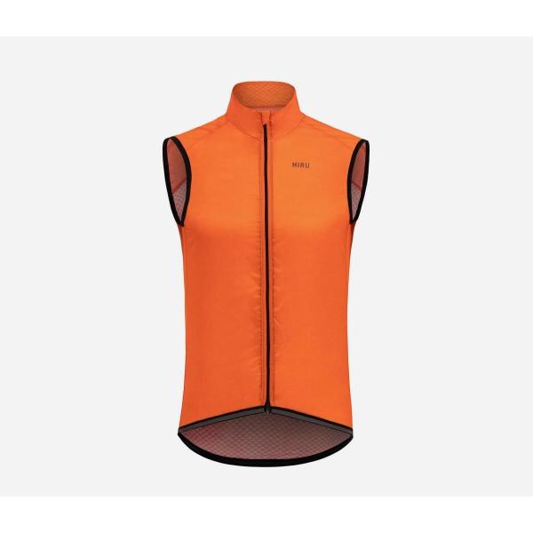 Вело елек HIRU M Core Windbreaker Gilet оранжев