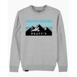 Суичър Peaty's AW24 PubWear - 3 Peaks Sunrise/Heather сив
