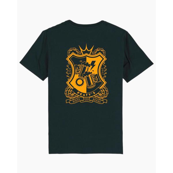 Тениска Peaty's AW24 PubWear - Bikes & Beers Crest/черен