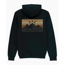 Суичър с качулка Peaty's AW24 PubWear Zip - 3 Peaks Sunset/черен