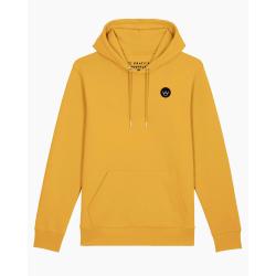 Суичър с качулка Peaty's AW23 PubWear Embroidered - Crown/Ochre