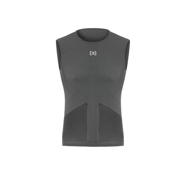 Базов слой HIRU Seamless Sleeveless сив