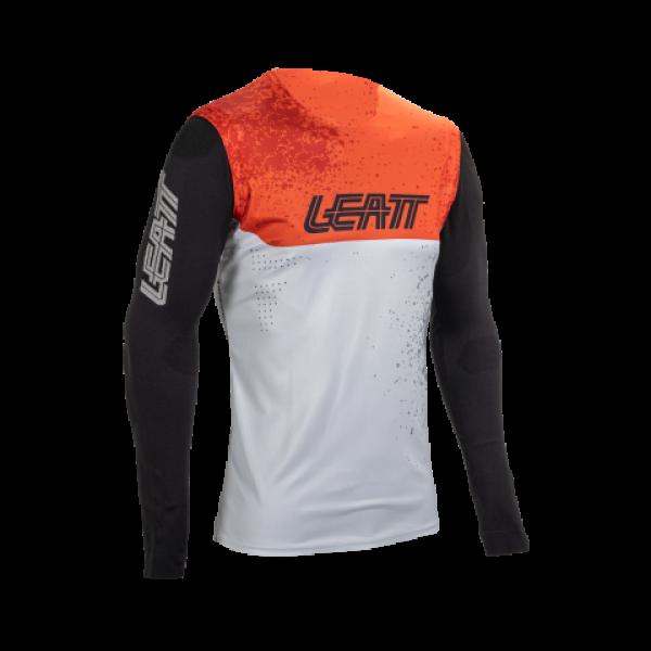 Велосипедно джърси LEATT MTB Gravity 5.0 бял