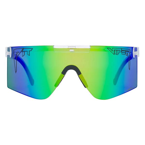Слънчеви очила Pit Viper The Bio прозрачен Original 2.0 Wide HDPV Polarized син - зелен
