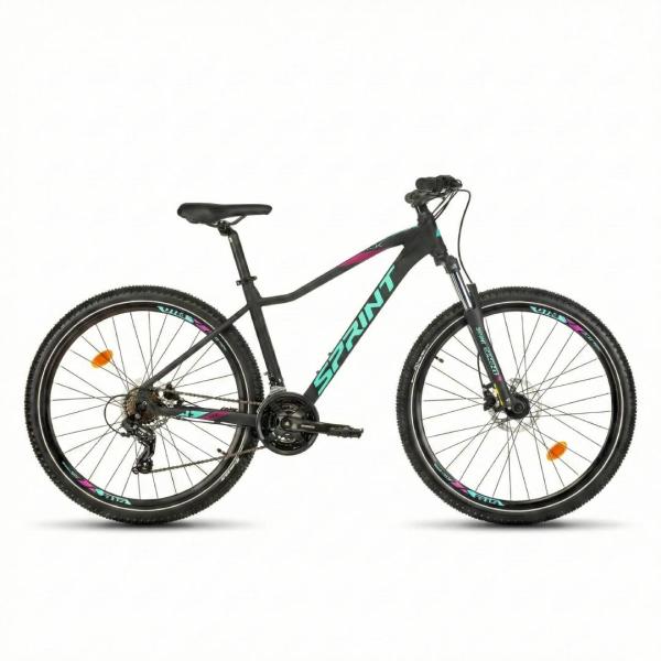 Дамски велосипед Sprint MAVERICK LADY 27.5 Черен мат/Тюркоаз