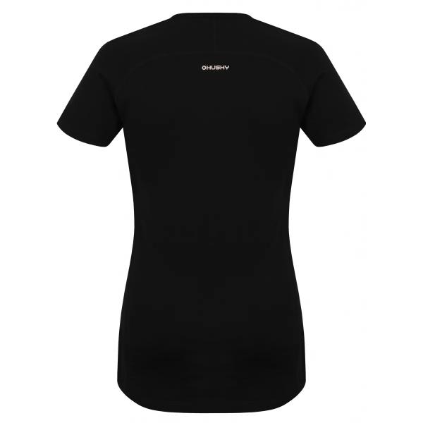 Дамска Термо Блуза от 100% Merino Вълна HUSKY Mersa L - Черна