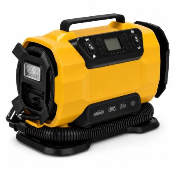 Безмаслен преносим компресор MAXIMA, 12V/220 - 240V захранване