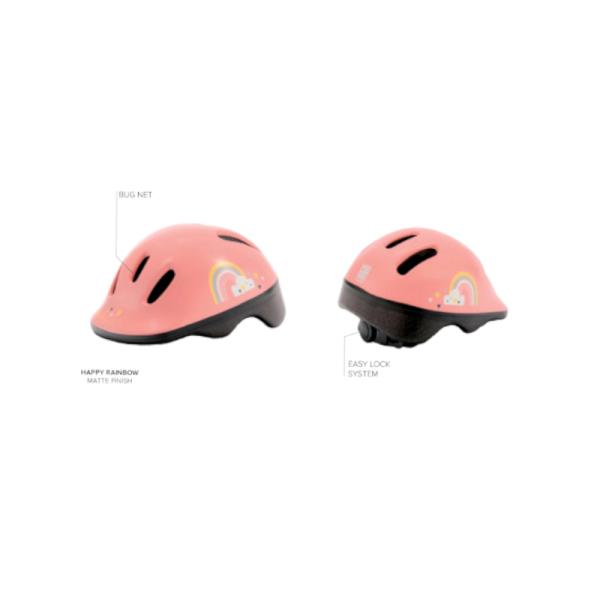 Каска Polisport HAPPY RAINBOW - (XXS = 44/48) PINK