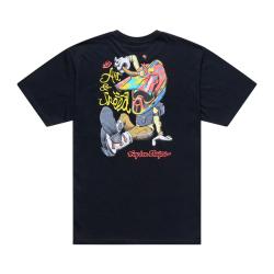 Тениска мъжка Troy Lee Designs Heritage черна