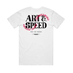 Тениска мъжка Troy Lee Designs Pink Slips бяла