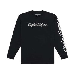 Тениска мъжка с дълъг ръкав Troy Lee Designs Signature черна