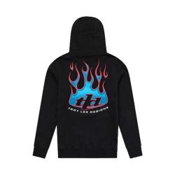 Суитшърт мъжки с качулка Troy Lee Designs Torched черен