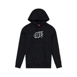 Суитшърт мъжки с качулка Troy Lee Designs Badge черен