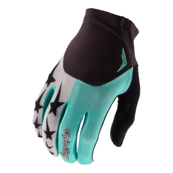 Ръкавици за колоездене Troy Lee Designs Ace Yo Moto тюркоазени