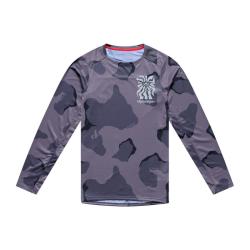 Джърси за колоездене с дълъг ръкав Troy Lee Designs Skyline Pro Flow Camo Carbon