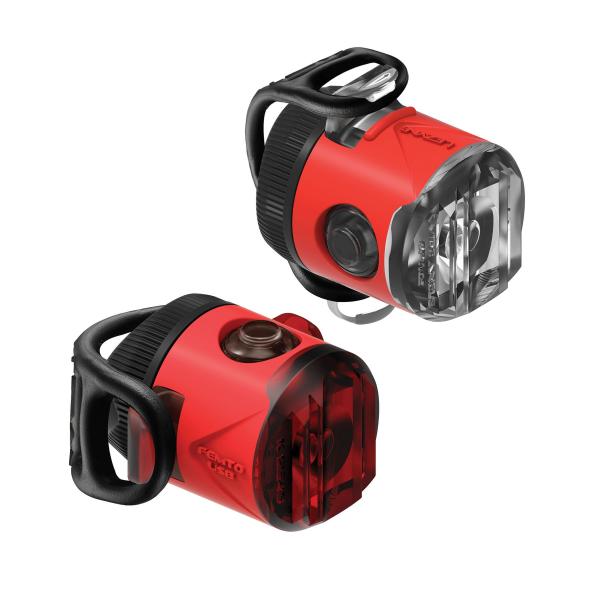 Фар и Стоп за велосипед Lezyne FEMTO usb Drive светлина pair червен