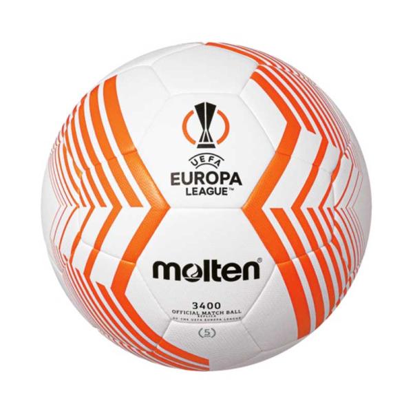 Футболна топка MOLTEN F5U3400-23 UEFA Europa League Replica, Лепена и шита, размер 5
