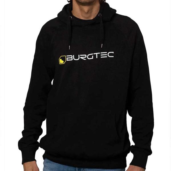 Черен суитшърт Burgtec черен Logo Hoodie с лого Burgtec