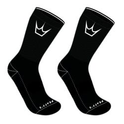Чорапи Peaty's Shredsocks - черен / бял Crown