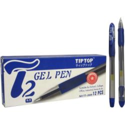 Гел химикалка TIP TOP T2 Blue със синьо мастило