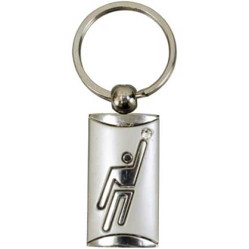 Метален ключодържател с баскетболист