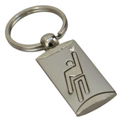 Метален ключодържател с баскетболист