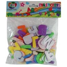 Стикери EVA в плик 17 х 15 см Различни цветове