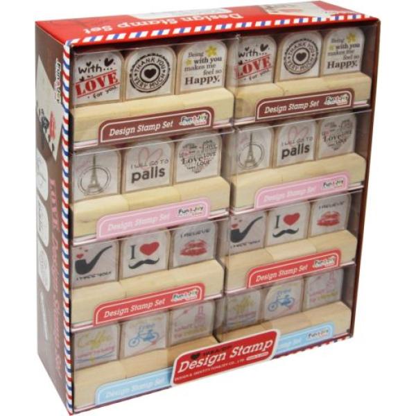 Комплект дизайнерски печати 3 броя Дърво 5 х 3 см