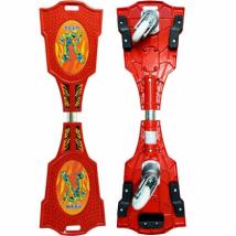 Скейтборд vigorboard (waveboard, rockboard), Алуминиев, Червен