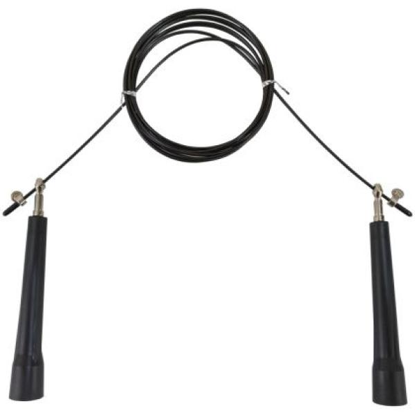 Бързо въже за скачане Maxima, 3 м, Черно