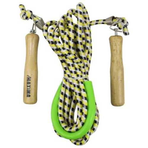 Въже за скачане MAXIMA 5 метра полиестер с дървесни дръжки