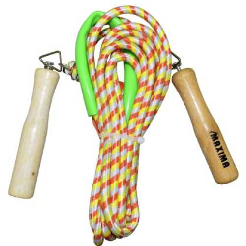 Въже за скачане MAXIMA 5 метра полиестер с дървесни дръжки