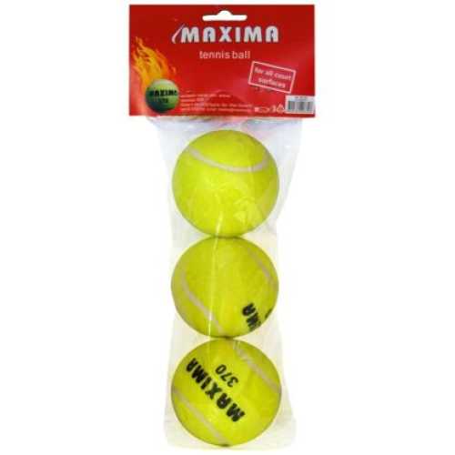 Топки за тенис на корт MAXIMA - комплект 3 броя