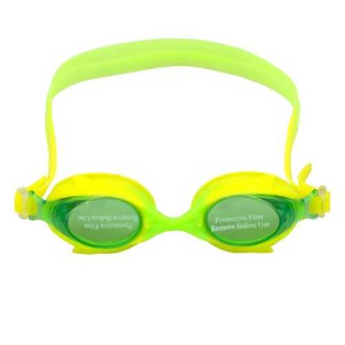 Очила за плуване CONQUEST Детски Зелен с жълт
