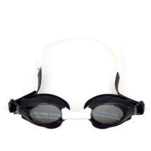 Очила за плуване CONQUEST Детски Черен с бял, UV защита