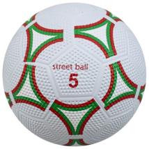 Футболна топка MAXIMA, Размер 5, Гумена, Бяла с зелено